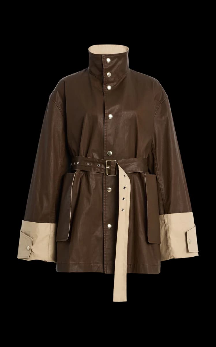 Asha Belted Cotton Coat
